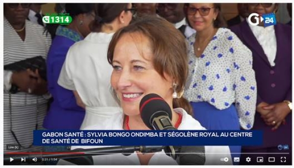Gabon : revue de Presse suite à l&#039;inauguration d&#039;un centre de santé alimenté en énergie solaire à Bifoun